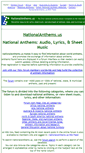 Mobile Screenshot of nationalanthems.us